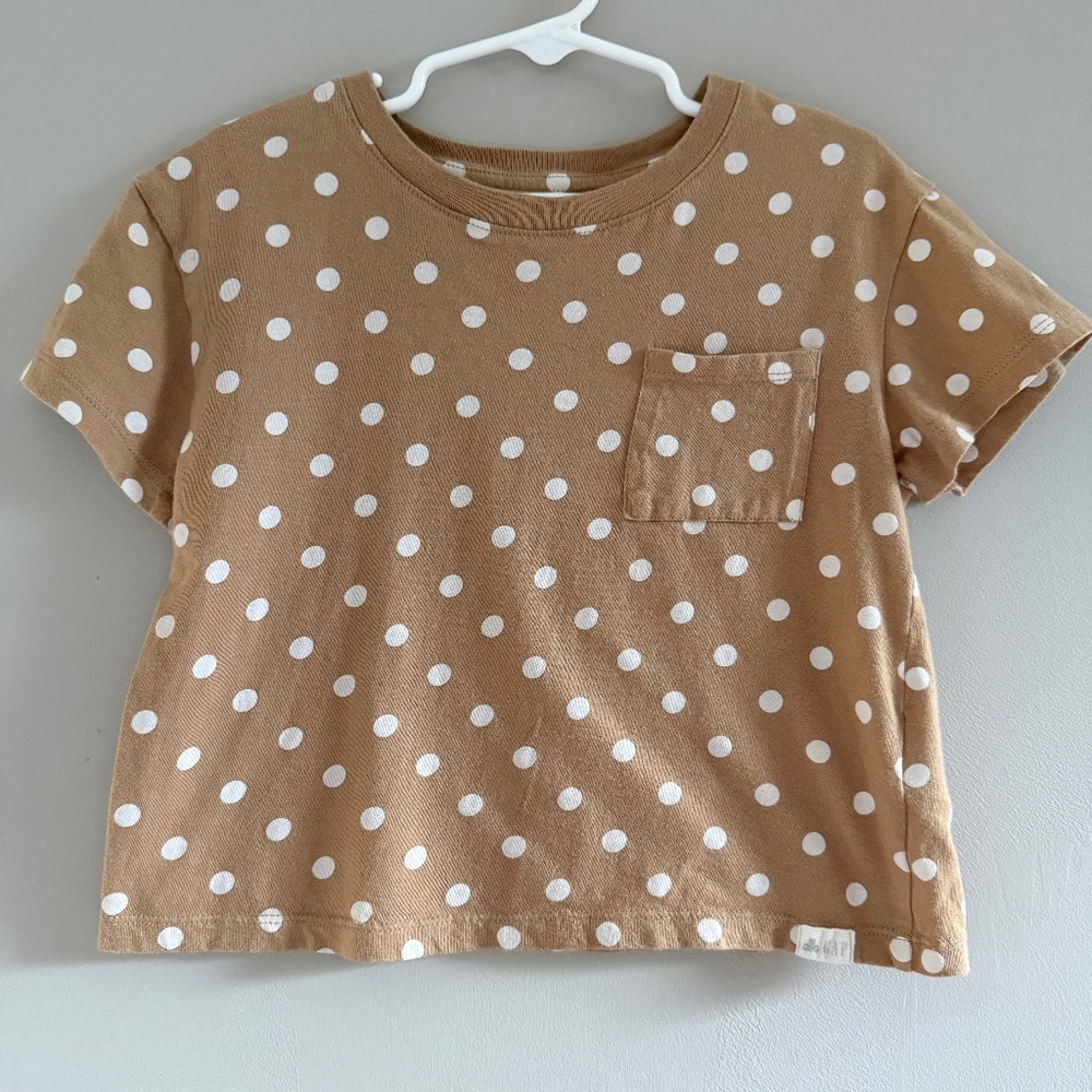 GAP Kids Girls' Boxy Polkadot Tee | 5T